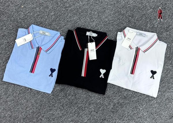 Polo Neck T-Shirt Ami